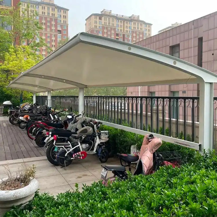 泾源县膜结构电动车棚